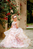 Custom Couture Princess 3D Floral Wedding Flower Girl Special Occasion Dress