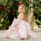 Custom Couture Princess 3D Floral Wedding Flower Girl Special Occasion Dress