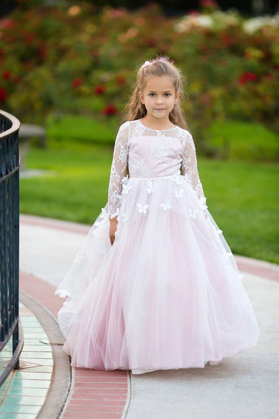 Gorgeous Custom Special Occasion Wedding Party Satin Tulle Floor Length Dress