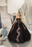 Handmade Couture Girls Pageant Party Special Occasion Tulle Ball Gown