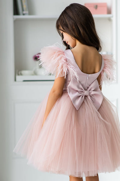 Kyla Girls Satin Tulle Dress