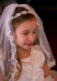 Stunning Pearl Headband For First Communion