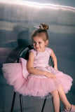 Sequin Tulle Flower Girl Dress | Lily Couture | Girls Pageant Dress