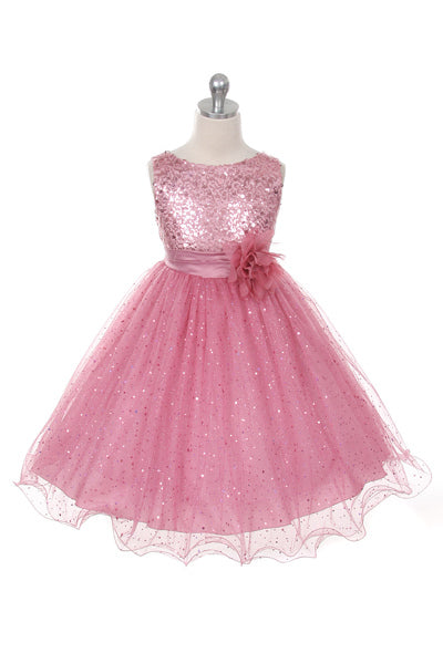 Girl Sequin Party Dress For Special Occasions
