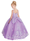 Dazzle on Stage with Gael Girls Pageant Gown in a Stunning Sequined Bodice