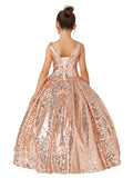 Girls Pageant Party Dress - Shane Sequin Gown | Blush Kids