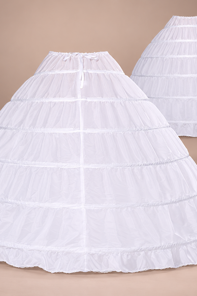6-Hoop Quinceañera Petticoat for Ball Gowns & Pageants