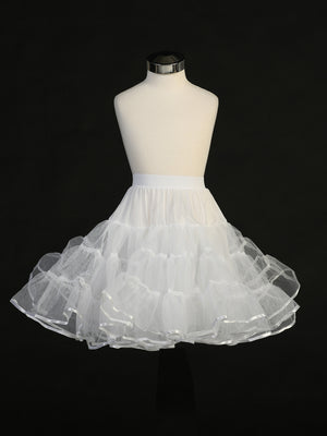 Girls Crinoline Petticoat Slip | Full Tulle Underskirt