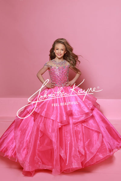 barbie pink formal dress Barbie Pink A Line Strapless Satin Long Party Dress Evening Dress with –  shinydress main image 1