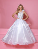 Sugar Kayne One-Shoulder Pageant Gown – Elegant for Any Occasion