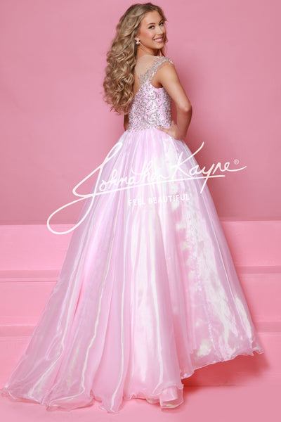 Sugar Kayne Girls Metallic Organza Dress – Elegant for Pageants & Portraits
