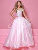 Sugar Kayne Girls Metallic Organza Dress – Elegant for Pageants & Portraits