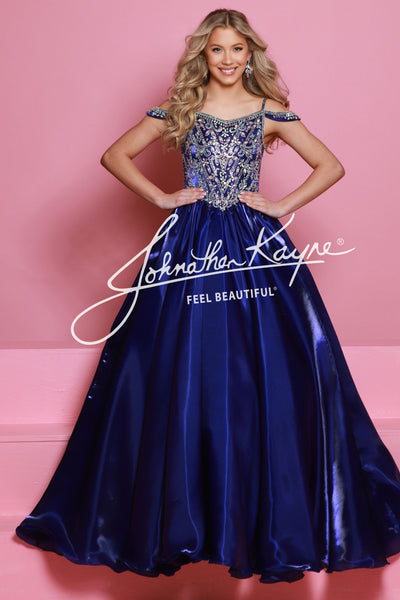 Sugar Kayne Off-Shoulder Gown – Modern Elegance for Any Occasion