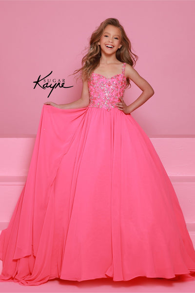Radiant Lemon Gown for Girls – Sugar Kayne Party Dress