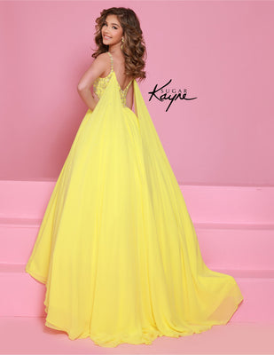 Radiant Lemon Gown for Girls – Sugar Kayne Party Dress