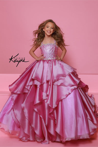Glamorous Girls’ Pageant Gown – Sugar Kayne Kids Special Occasion