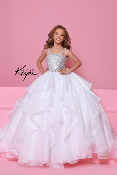 Glamorous Girls’ Pageant Gown – Sugar Kayne Kids Special Occasion