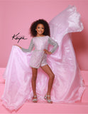 Stylish Girls’ Pageant Romper – Sugar Kayne High-Low Gown