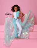 Two-Tone Girls’ Pageant Jumpsuit – Sugar Kayne Design