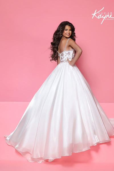 Sugar Kayne One Shoulder Pageant Ball Gown