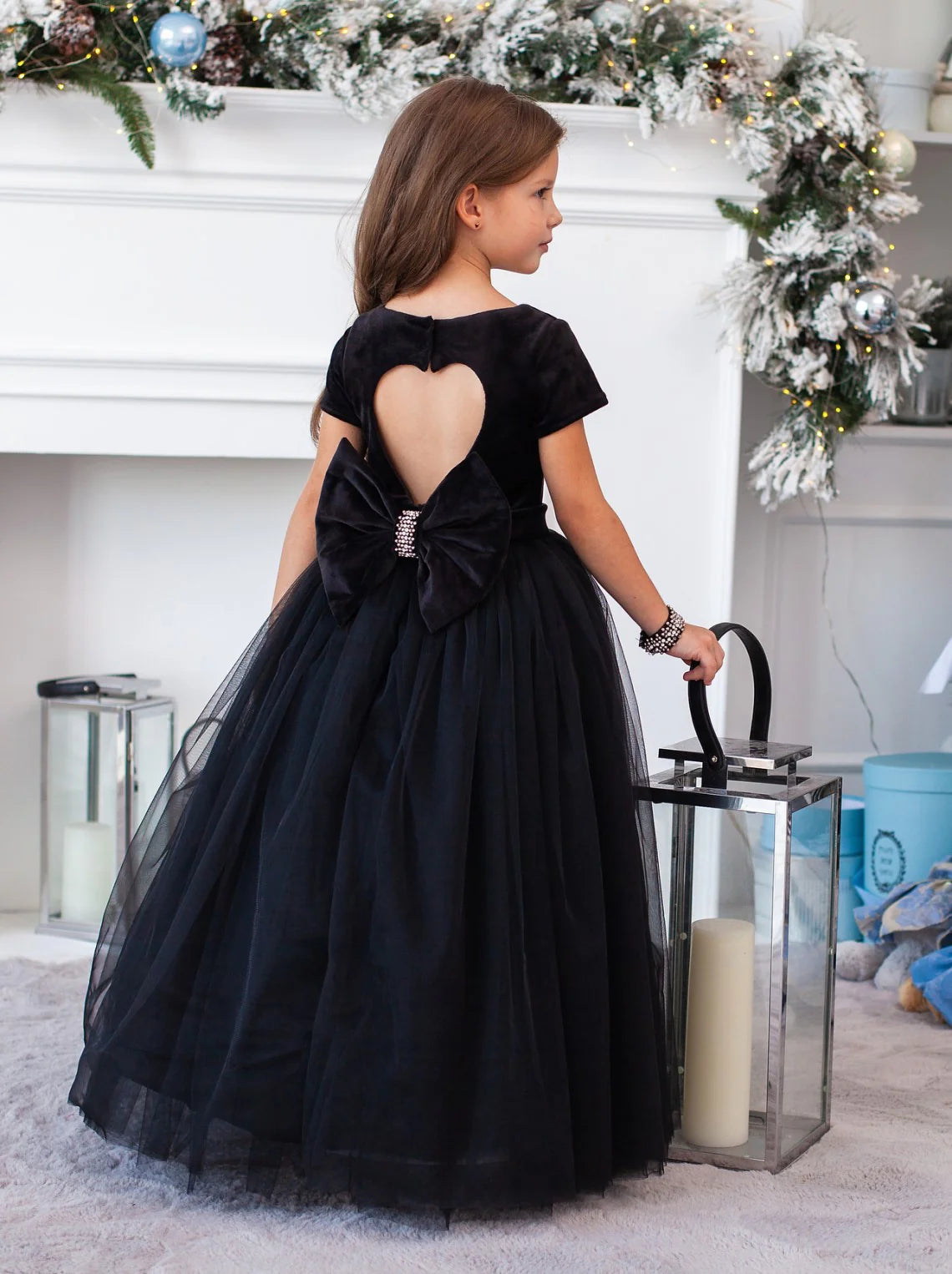 princess polly baby blue dress Women's Plus Size Jeanine Flare Dress - Black main image 0