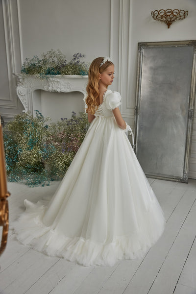 Pentelei Couture Arabella Pearl Communion & Pageant Gown