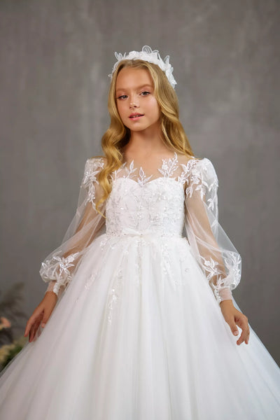 Pentelei Couture Communion & Flower Girl Dress – Timeless Elegance