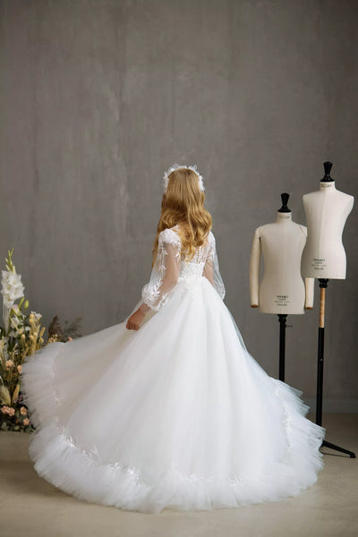 Pentelei Couture Communion & Flower Girl Dress – Timeless Elegance