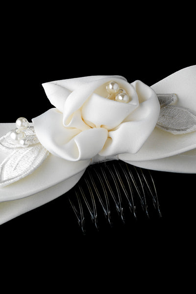 The Zia Flower Girl 1st Communion Floral Hair Bow
